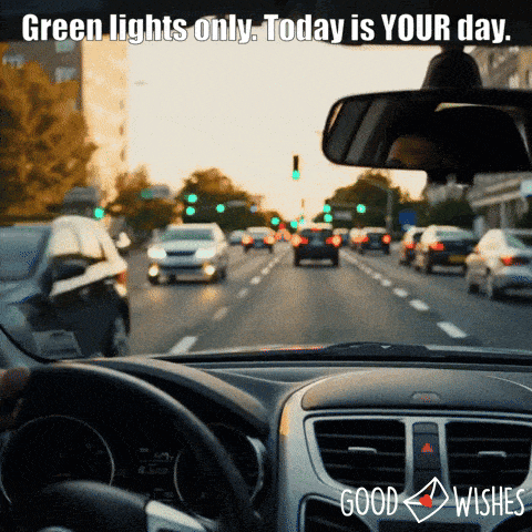 good-luck-green-lights Green lights only - animated good luck gif