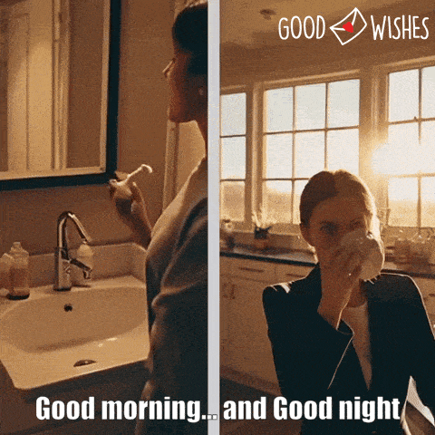 Good morning and good night - long distance love