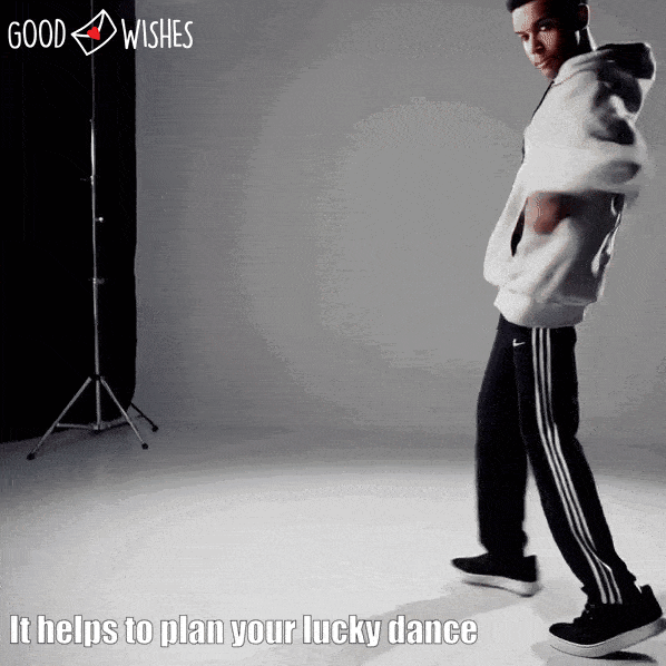 lucky-dance Unplanned lucky dance - animated good luck gif