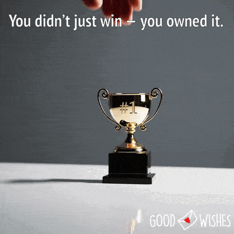 congratulations trophy animated gif